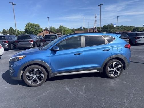 Caribbean Blue 2017 Hyundai TUCSON Limited