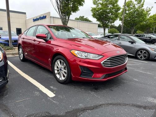 Red Metallic 2020 Ford Fusion SE