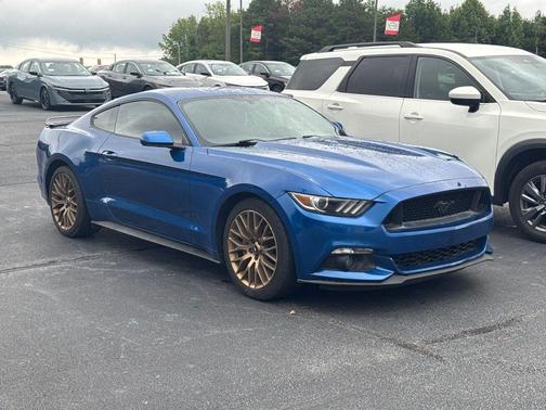 Lightning Blue Metallic 2017 Ford Mustang EcoBoost