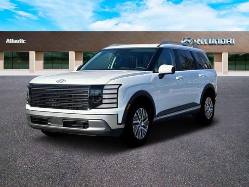 White Pearl 2026 Hyundai Palisade Hybrid SEL Premium 7P