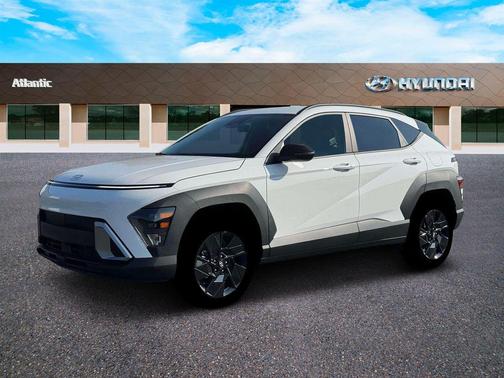White 2026 Hyundai KONA SEL Sport