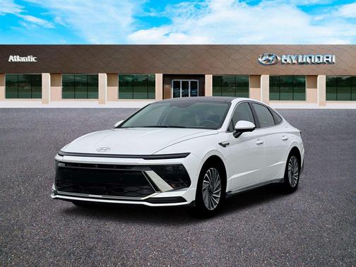 White 2026 Hyundai SONATA Hybrid Limited