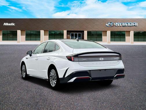 White 2026 Hyundai SONATA Hybrid Limited