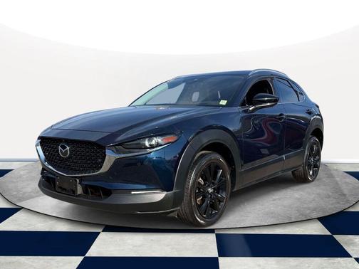 Deep Crystal Blue Mica 2022 Mazda CX-30 2.5 Turbo Premium Plus Package