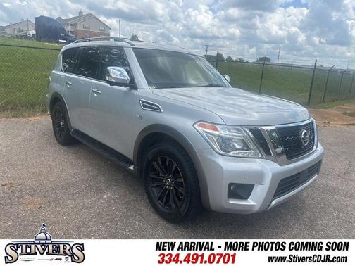 Brilliant Silver 2018 Nissan Armada Platinum