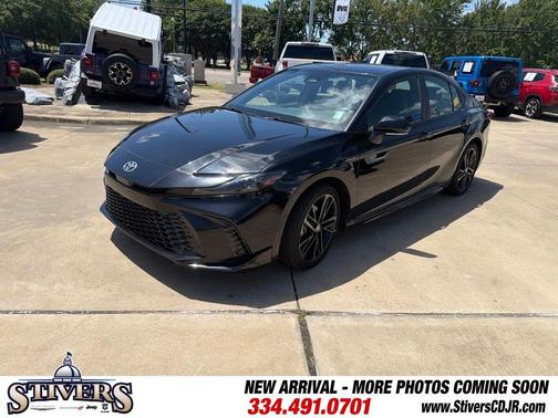 Midnight Black Metallic 2025 Toyota Camry XSE