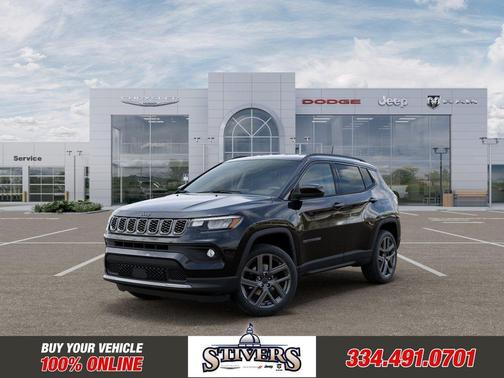 Diamond Black 2026 Jeep Compass Latitude