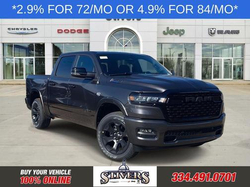 Granite Crystal Clearcoat Metallic 2026 RAM 1500 Big Horn/Lone Star