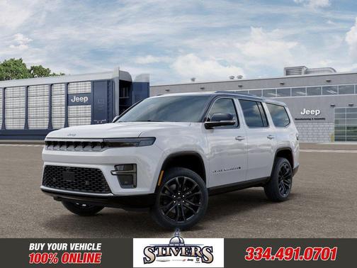 Bright White Clearcoat 2026 Jeep Grand Wagoneer Summit Obsidian