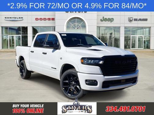 Bright White Clearcoat 2026 RAM 1500 Laramie