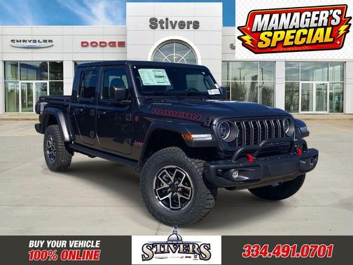Granite Crystal Clearcoat Metallic 2026 Jeep Gladiator Rubicon