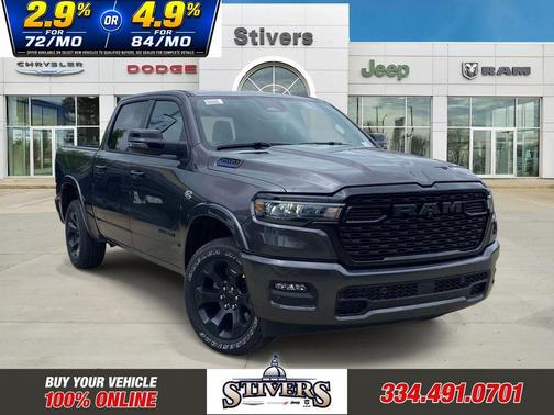 Granite Crystal Clearcoat Metallic 2026 RAM 1500 Big Horn/Lone Star