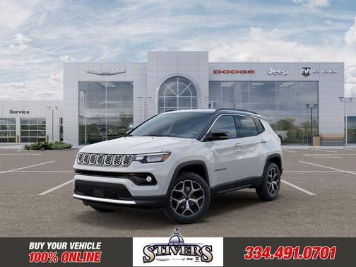 Bright White Clearcoat 2026 Jeep Compass Limited