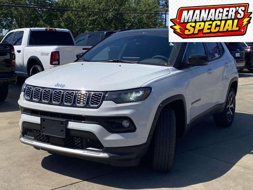 Bright White Clearcoat 2026 Jeep Compass Limited