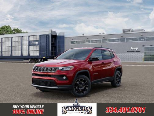 Red 2026 Jeep Compass Latitude