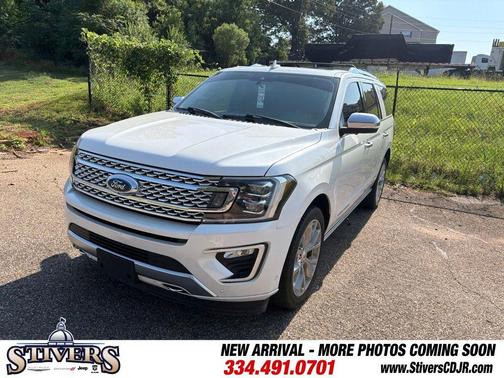 White Platinum Clearcoat Metallic 2019 Ford Expedition Platinum