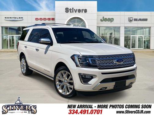 White Platinum Clearcoat Metallic 2019 Ford Expedition Platinum