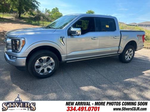 Silver Metallic 2022 Ford F-150 Platinum