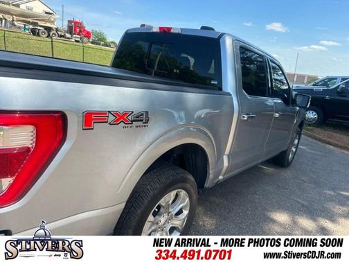 Silver Metallic 2022 Ford F-150 Platinum