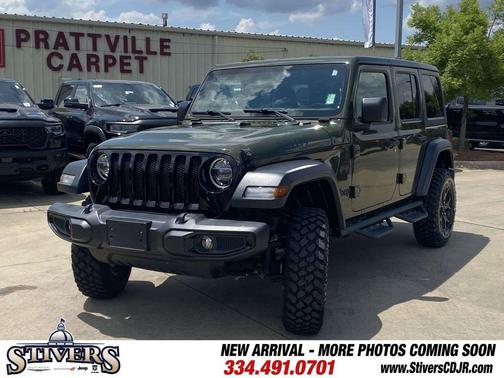 Sarge Green Clearcoat 2021 Jeep Wrangler Unlimited Sport