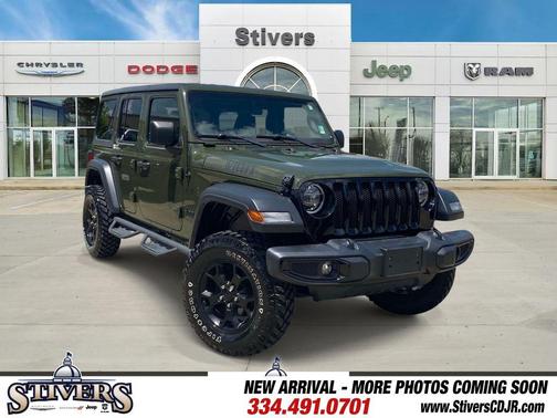 Sarge Green Clearcoat 2021 Jeep Wrangler Unlimited Sport