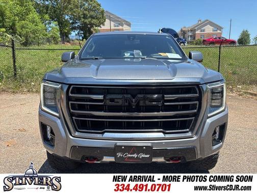Satin Steel Metallic 2021 GMC Yukon AT4