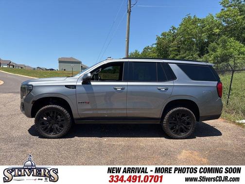 Satin Steel Metallic 2021 GMC Yukon AT4