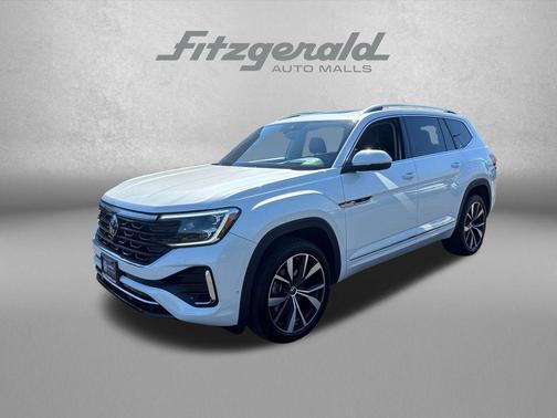 Opal White 2024 Volkswagen Atlas 2.0T SEL Premium R-Line 4MOTION