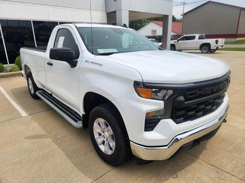 Summit White 2025 Chevrolet Silverado 1500 WT