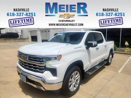 Summit White 2026 Chevrolet Silverado 1500 LTZ