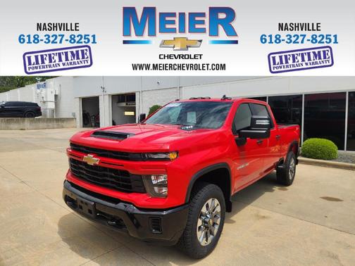Red 2026 Chevrolet Silverado 2500 Custom