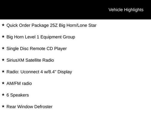 2019 RAM 1500 Big Horn