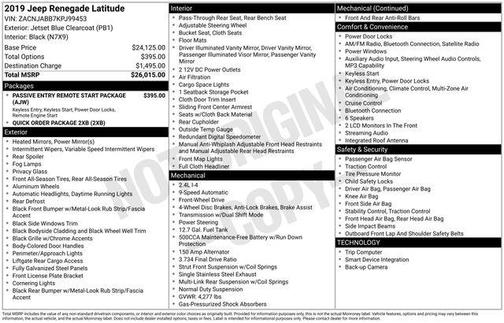 2019 Jeep Renegade Latitude