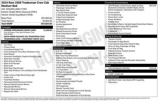 2024 RAM 2500 Tradesman