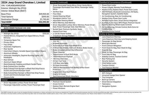 2024 Jeep Grand Cherokee L Limited