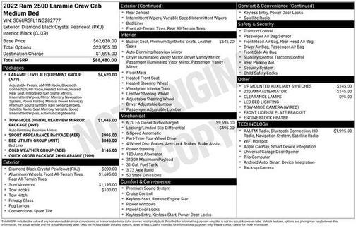2022 RAM 2500 Laramie