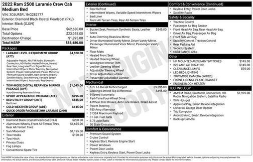 2022 RAM 2500 Laramie