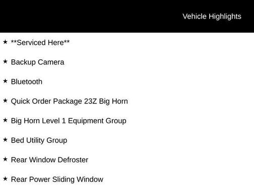 2025 RAM 1500 Big Horn/Lone Star