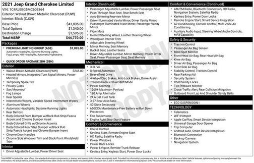 2021 Jeep Grand Cherokee Limited