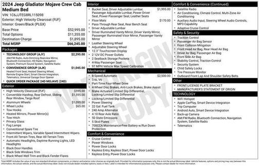 2024 Jeep Gladiator Mojave