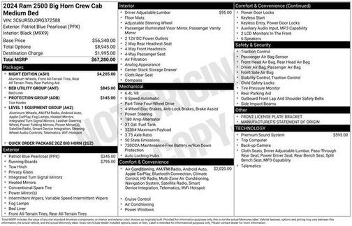 2024 RAM 2500 Big Horn