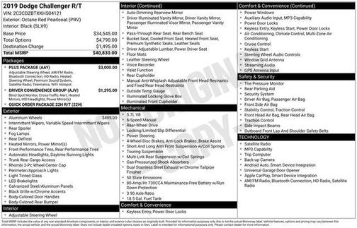 2019 Dodge Challenger R/T