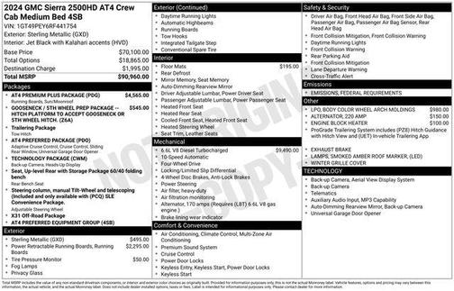 2024 GMC Sierra 2500 AT4