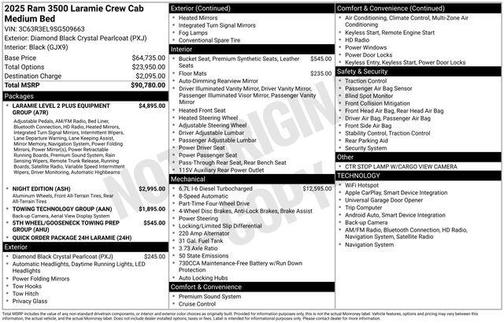 2025 RAM 3500 Laramie