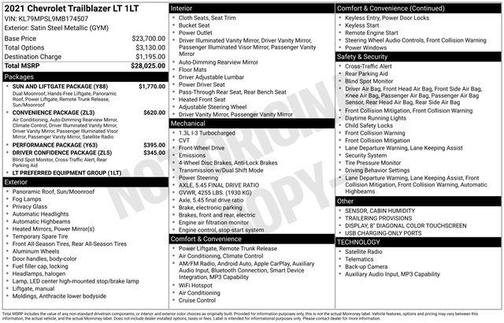 2021 Chevrolet Trailblazer LT