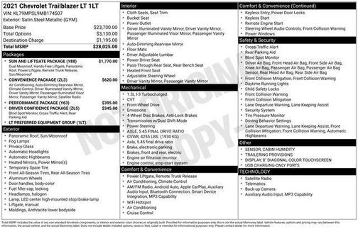 2021 Chevrolet Trailblazer LT