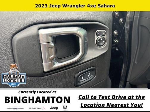 Black Clearcoat 2023 Jeep Wrangler 4xe Sahara