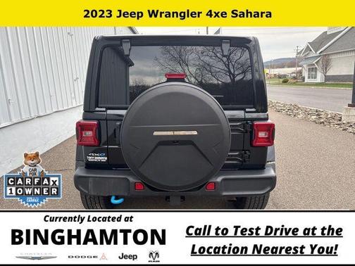 Black Clearcoat 2023 Jeep Wrangler 4xe Sahara