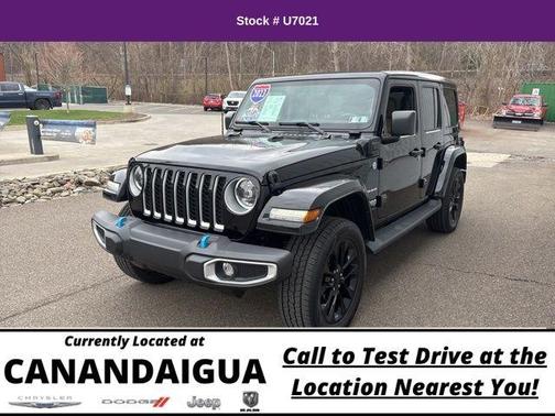 Black Clearcoat 2023 Jeep Wrangler 4xe Sahara