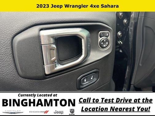 Black Clearcoat 2023 Jeep Wrangler 4xe Sahara